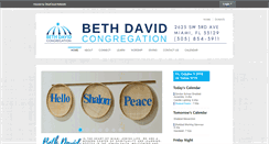 Desktop Screenshot of bethdavidmiami.org